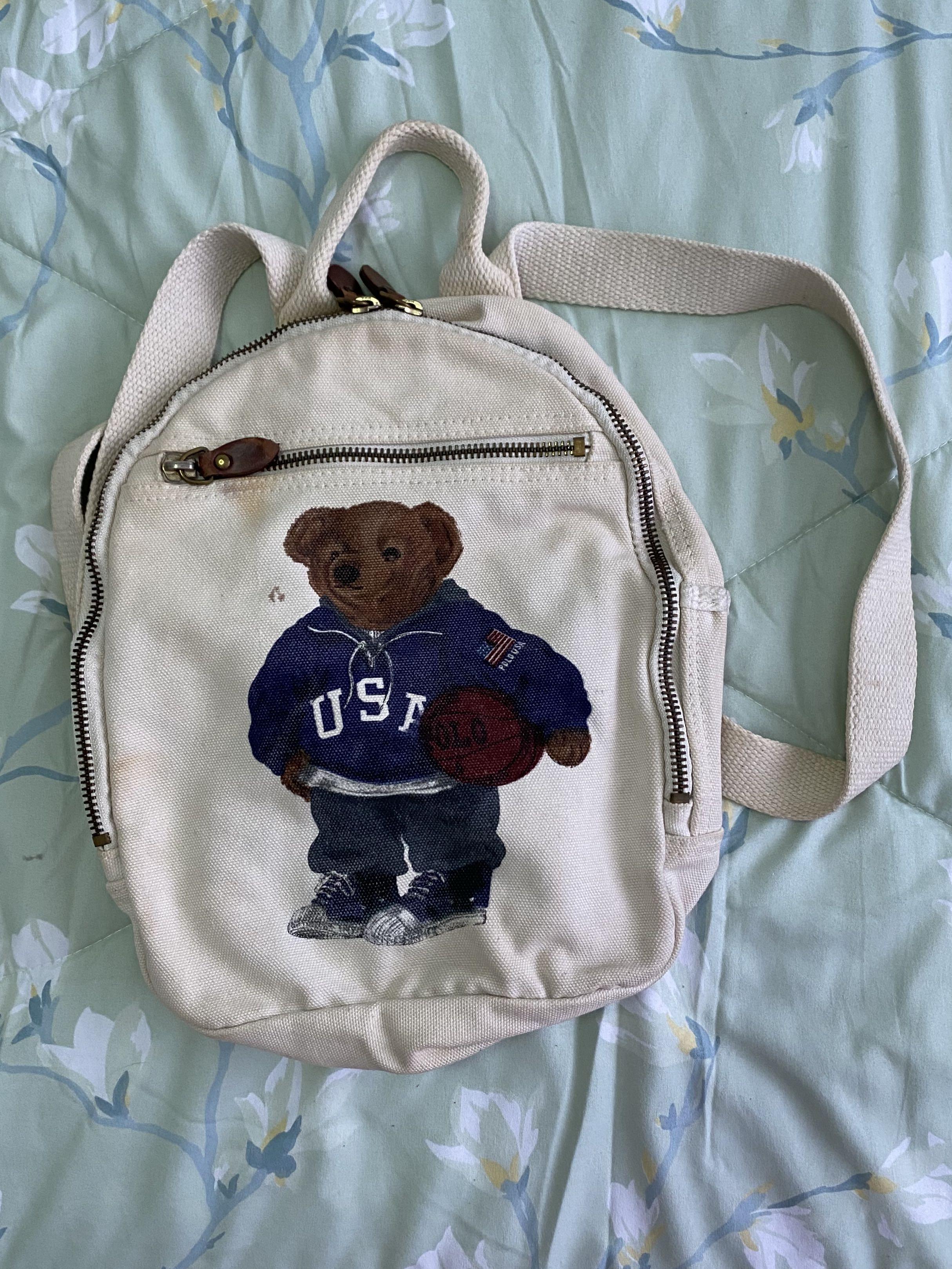 Polo Ralph Lauren Canvas Bear Backpack