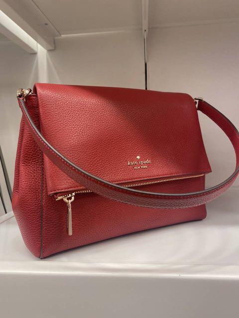 PREORDER) KATE SPADE LEILA PEBBLED LEATHER MEDIUM, Women's Fashion, Bags &  Wallets, Purses & Pouches on Carousell