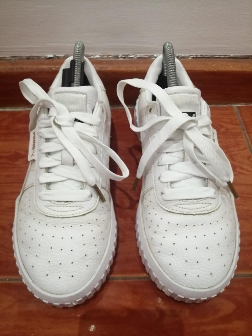 puma cali triple white