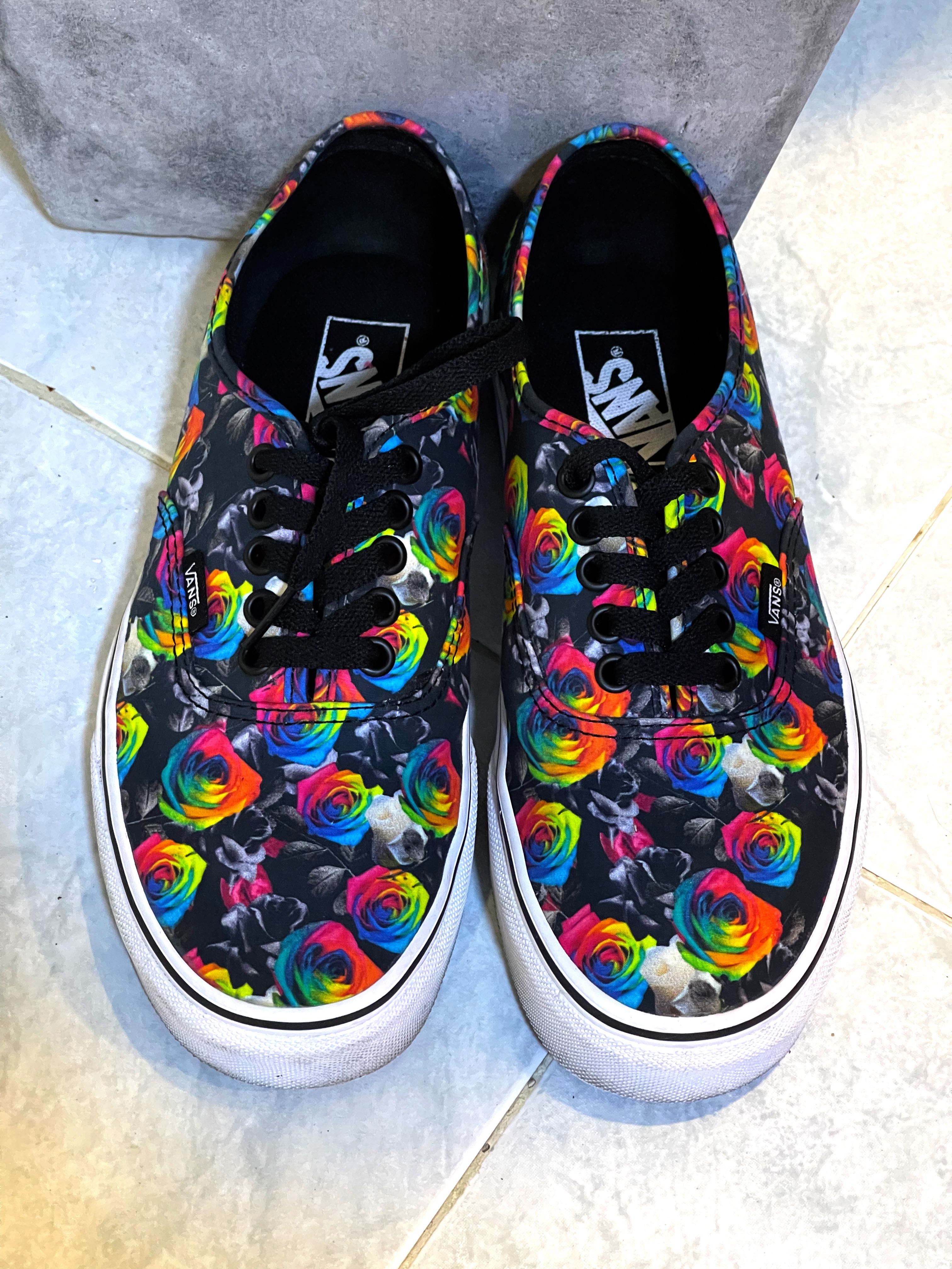 Rainbow vans for men store