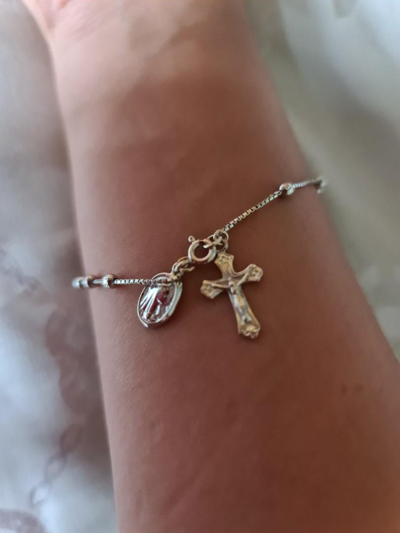 Rosary Bracelets White Gold Valentine Gift Women s Fashion