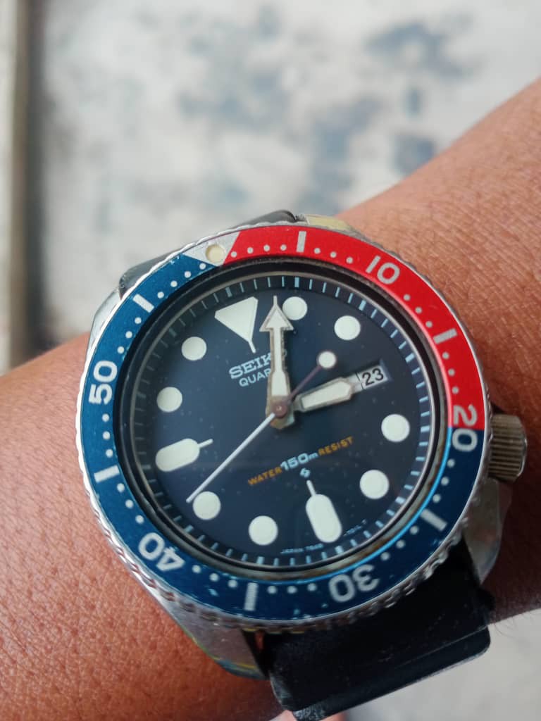Seiko 7548 diver vintage, Men's Fashion, Watches & Accessories, Watches on  Carousell
