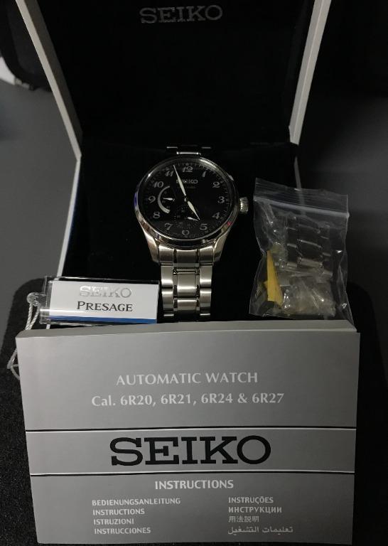6r27 Seiko 6r24 Movement Seiko 精工Presage SPB043j1 (SPB061J1