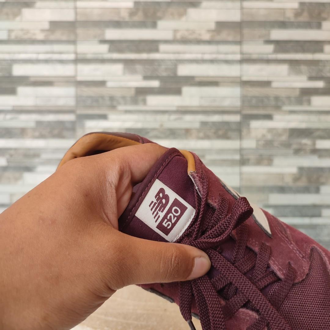 New balance store 520 burgundy