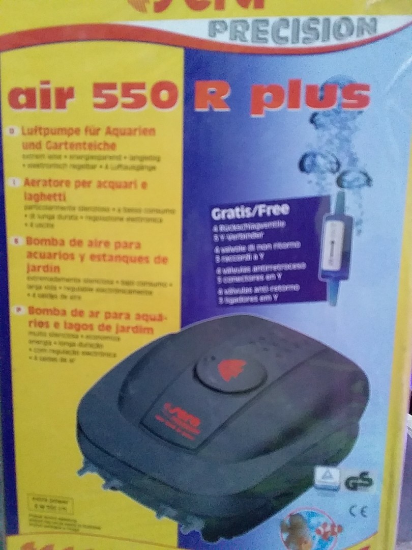 Sera Air 550 R Plus Air Pump, Pet Supplies, Homes & Other Pet ...
