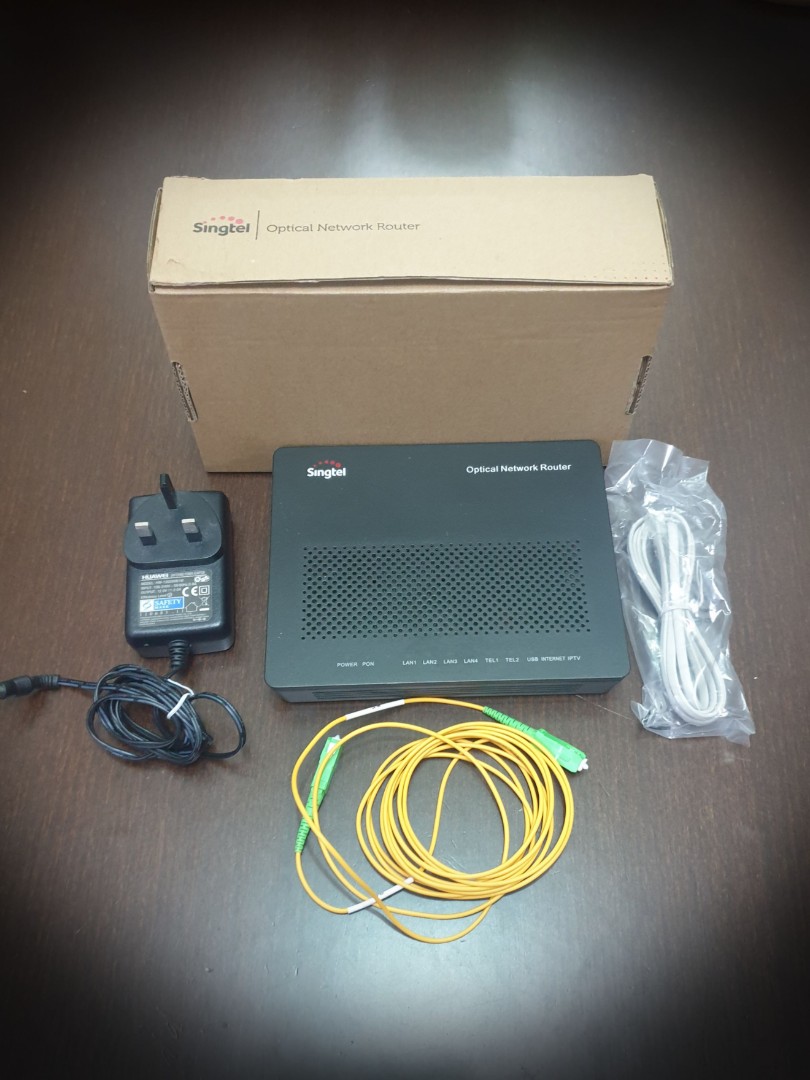 Singtel ONR - Optical Network Router, Computers & Tech, Parts ...