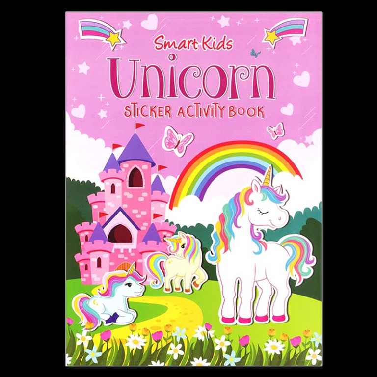 Smart Kids Unicorn Sticker Activity Book | English | Children's Book ...