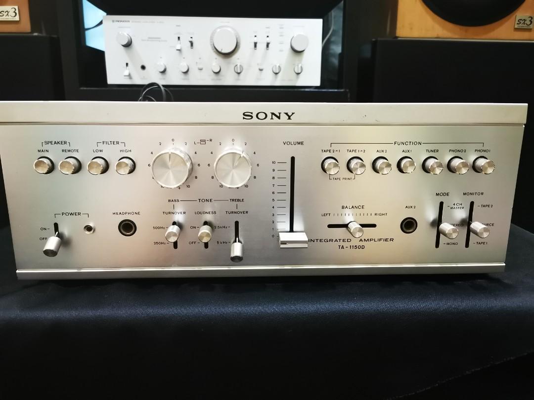 Sony TA 1150D Vintage Integrated Amplifier, Audio, Soundbars