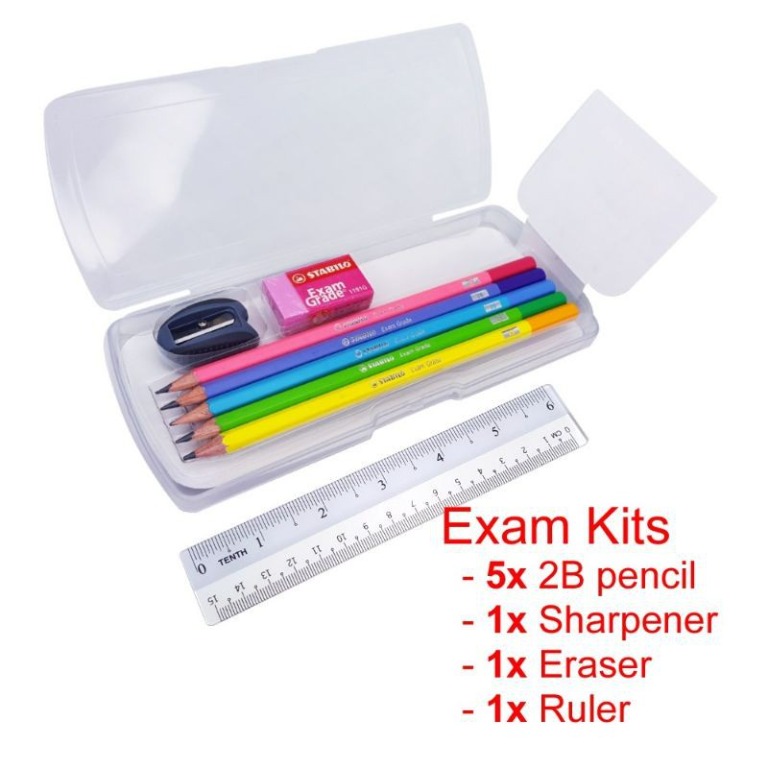 Disney princess  school supplies pencil case ruler eraser scissors glue stick 