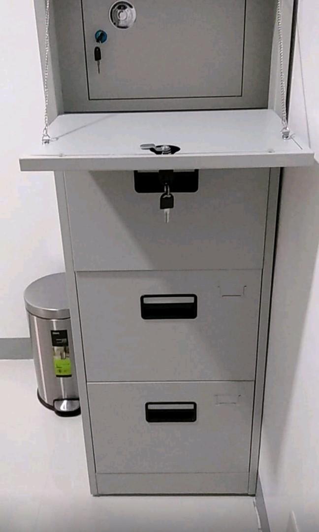 Steel filing with safety vault, Furniture & Home Living, Office