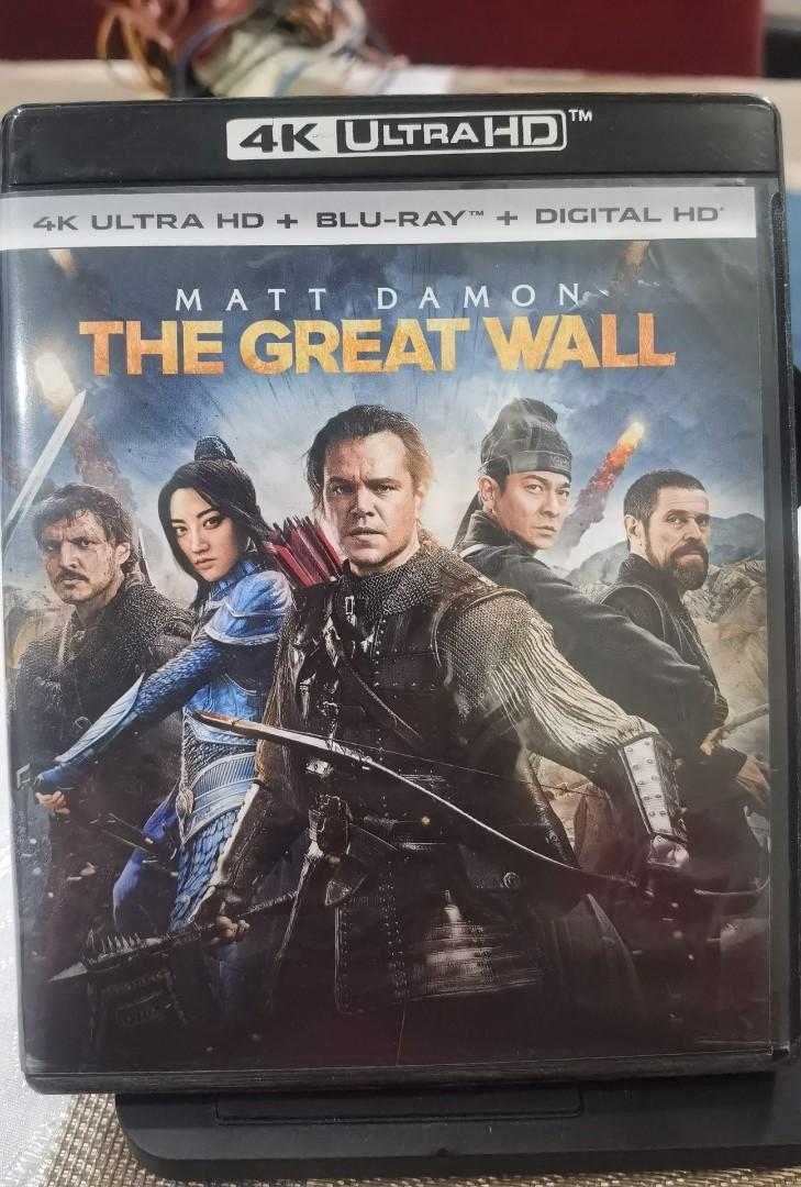The Great Wall 4k UHD bluray, Hobbies & Toys, Music & Media, CDs & DVDs
