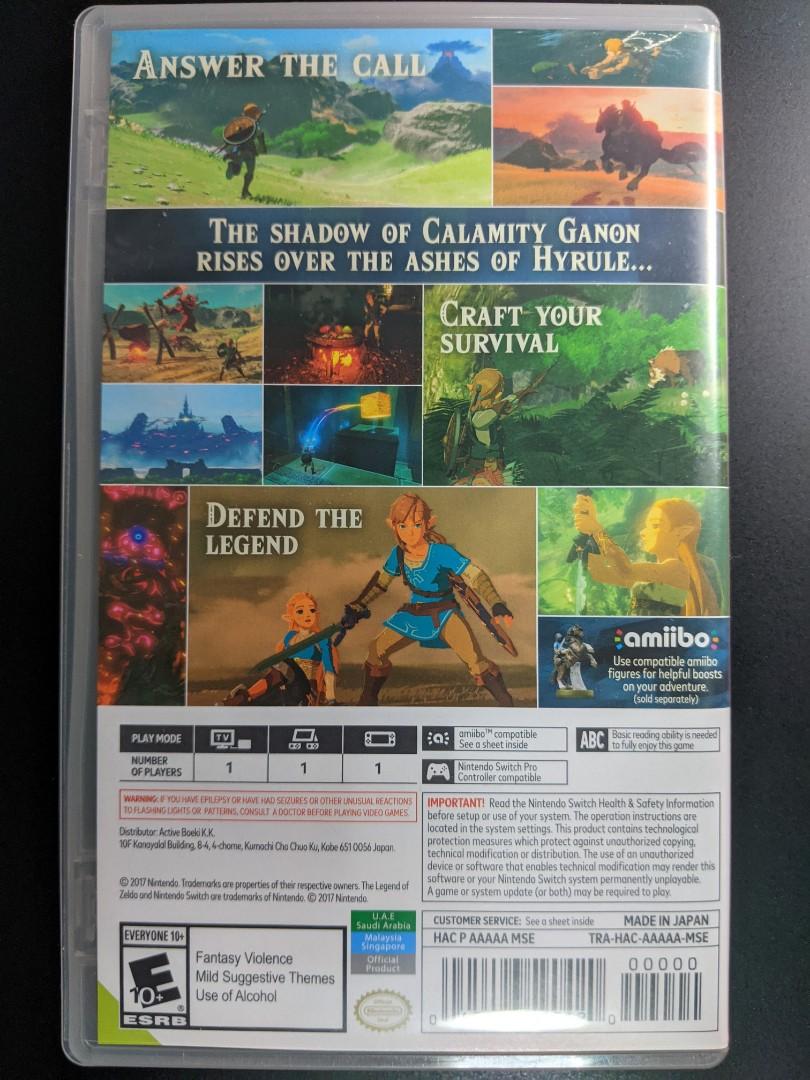 The Legend of Zelda Breath of the Wild (Switch/Switch Lite), Video