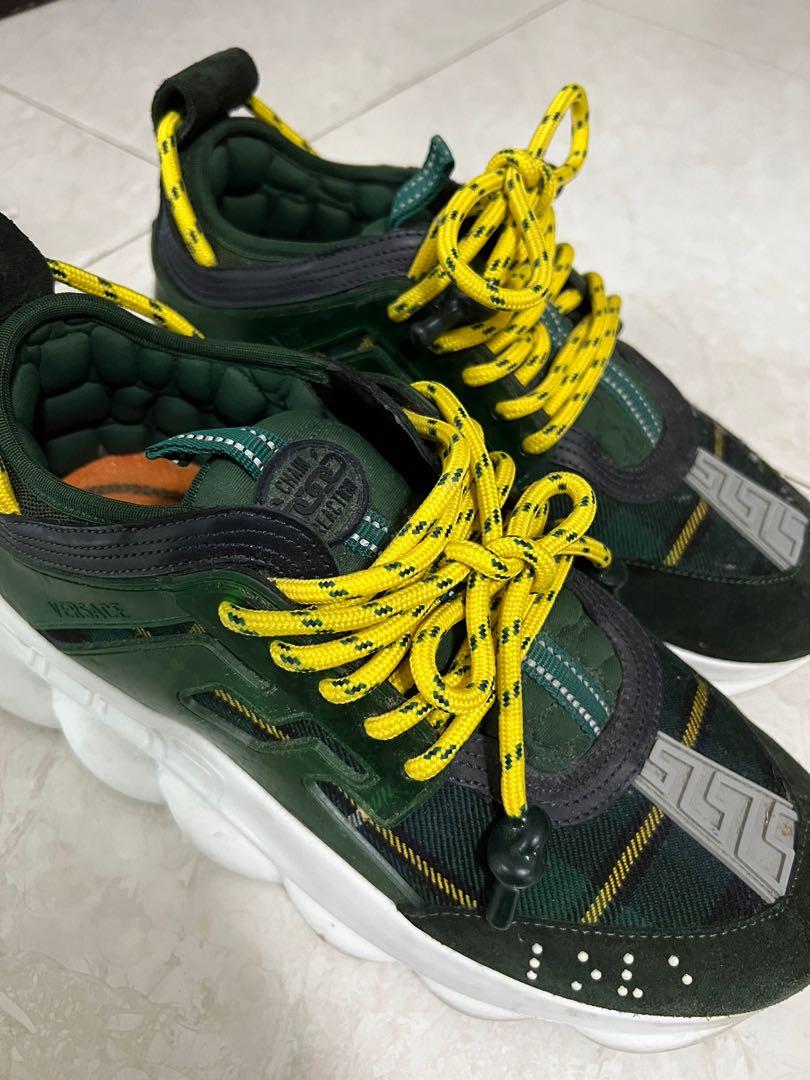 Versace shoes green new arrivals