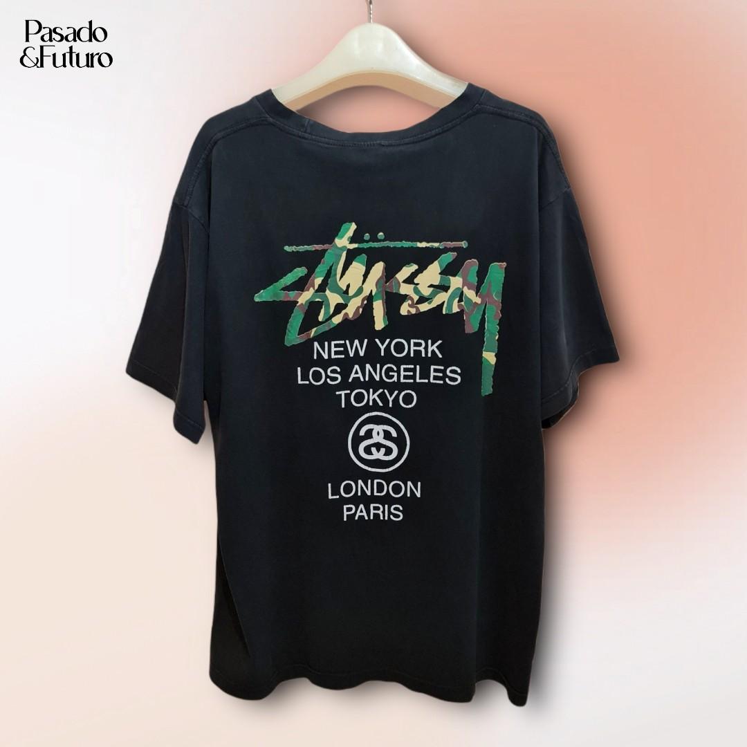 Vintage Stüssy World Tour Camo Tee 