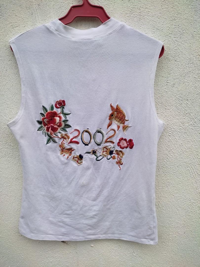 VTG 2002 Christian Dior Galliano Embroidered Tank Top, Luxury ...