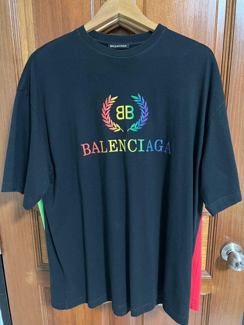 Balenciaga tee rainbow discount
