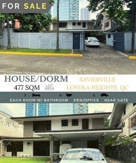 Xavierville Loyola Heights Quezon City 7BR House For Sale For P55M Only near Blueridge/Whiteplains/Acropolis/Corinthian/Ateneo/UP Town Center