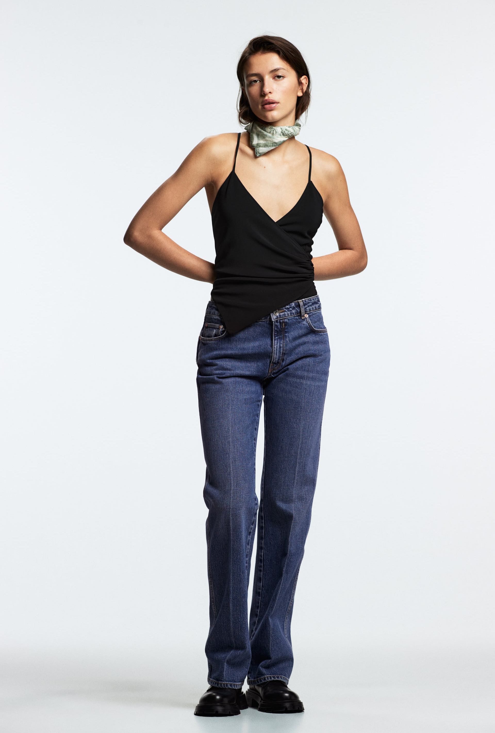 draped bodysuit zara