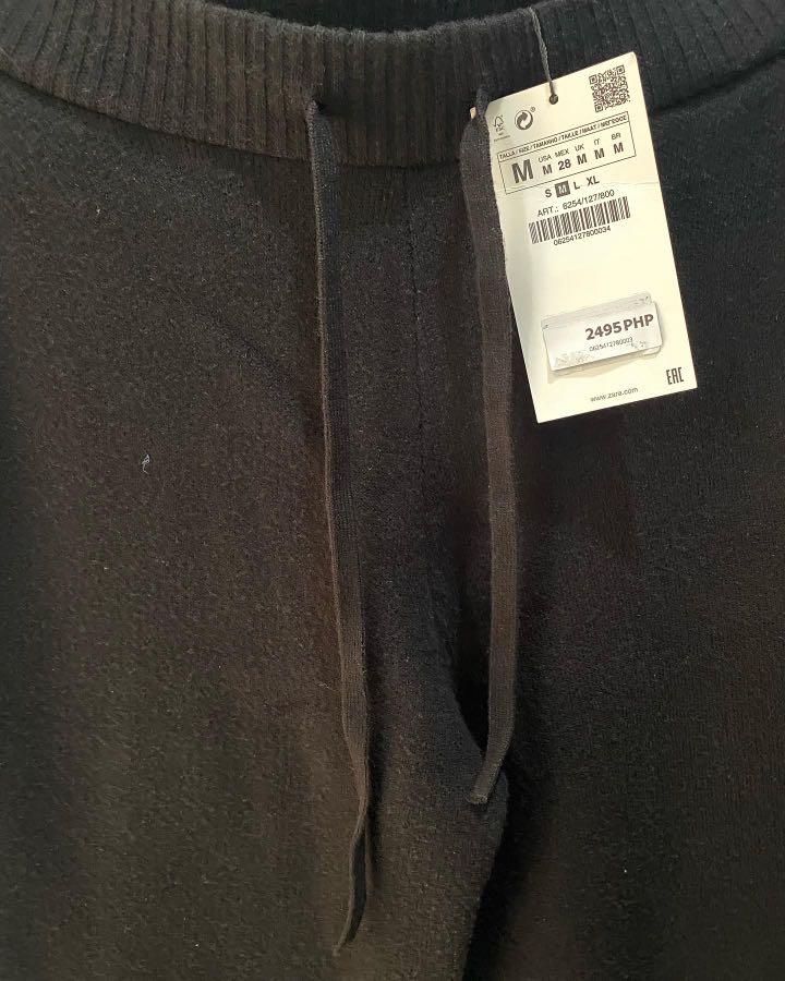 Zara knit jogging discount trousers