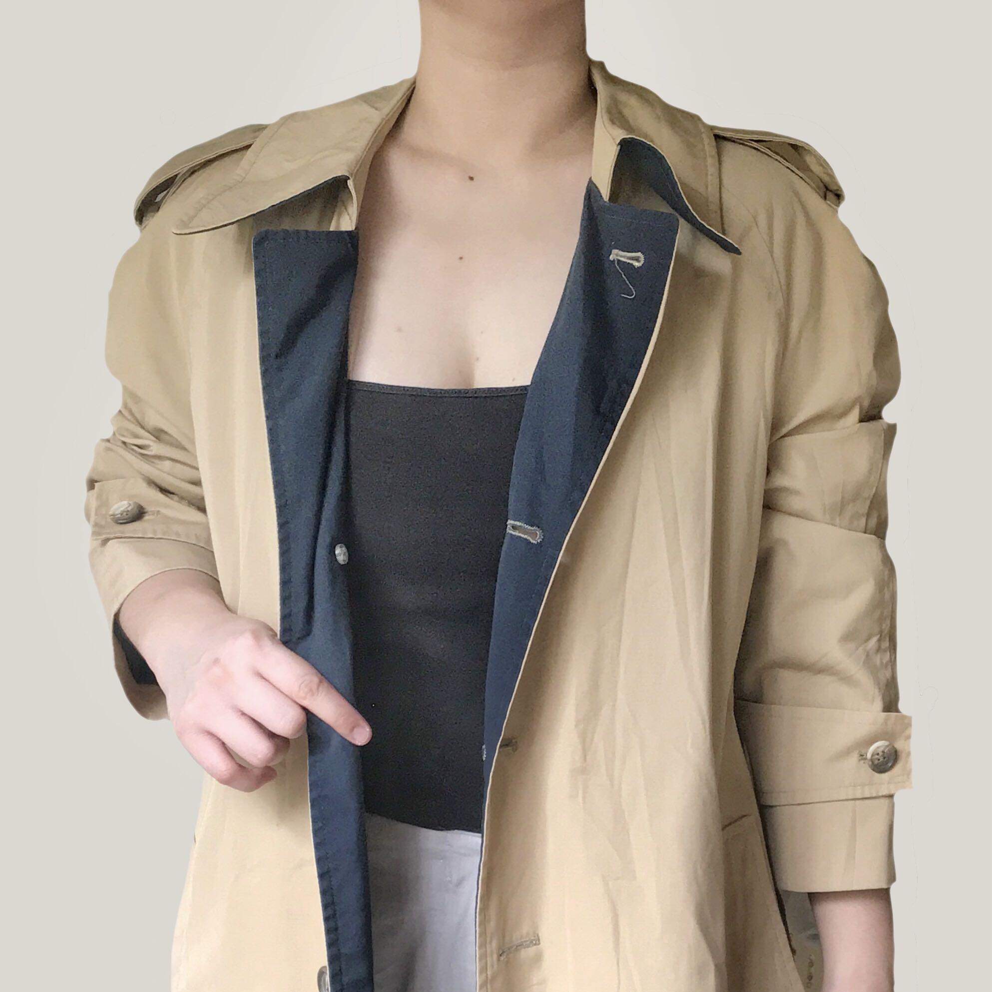 London fog beige trench coat shop