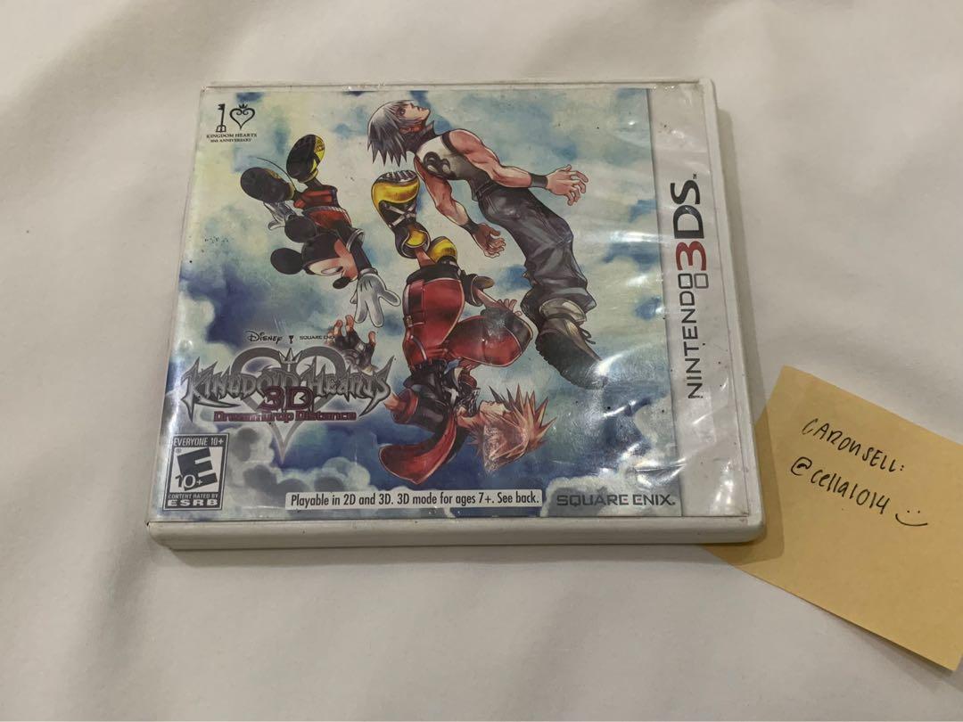 (3DS) Kingdom Hearts 3D Dream Drop Distance (Category: Nintendo) located in Calamba. Submitted by cella1014 (Listing ID 1143054015, Image 1). Description: NEGOTIABLE for sale: kh 3d dream drop distance buyer will shoulder sf case is in BAD CONDITION (lots of dirt and stuff, check pics) booklets are in GOOD CONDITION (two booklets, one in french one in english) cart itself is in GOOD CONDITION (playable) rfs: cfw 3ds, need funds for school mop: BD