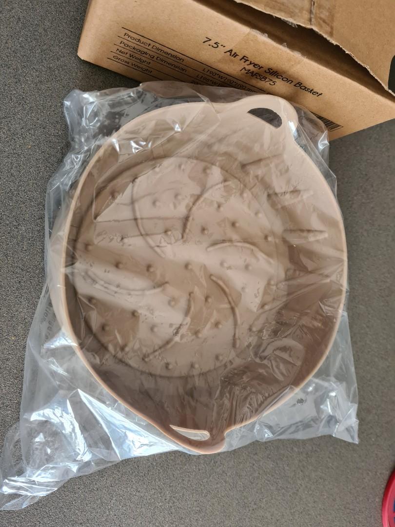 7.5" Mayer Air Fryer Silicon Basket, Furniture & Home Living