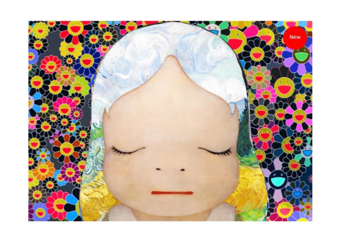 [預訂] 村上隆 太陽花 奈良美智 草間彌生 DEATH NYC 潮流藝術畫 Pop art