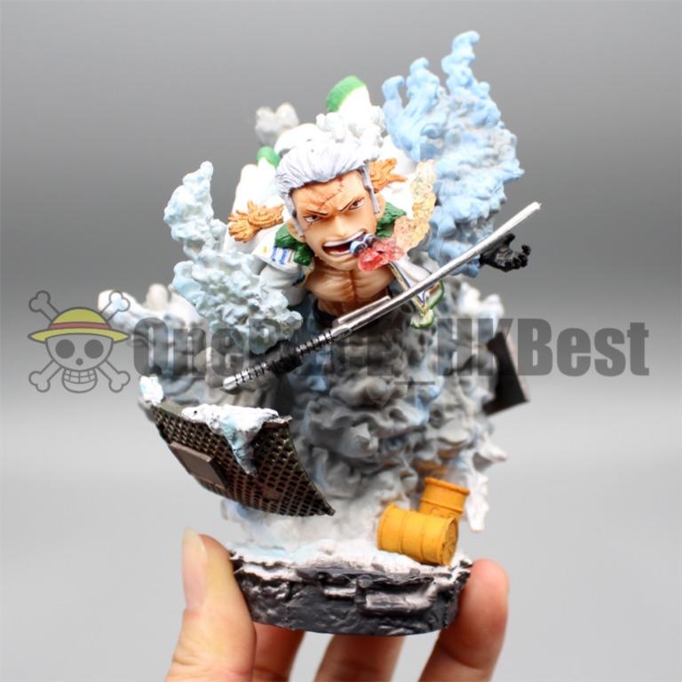 海賊王one Piece 海軍本部准將煙煙果實smoker Q版斯摩格 13cm 興趣及遊戲 玩具 遊戲類 Carousell