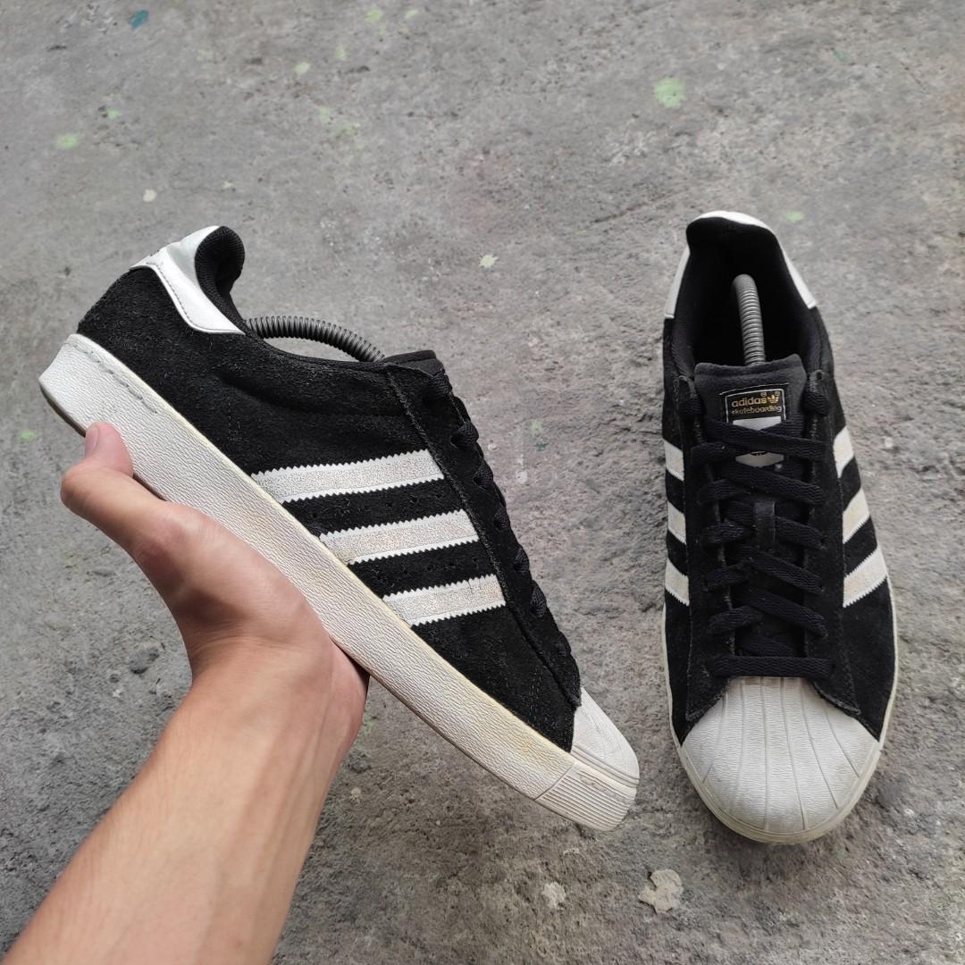 Adidas originals men's superstar vulc hotsell adv running shoe
