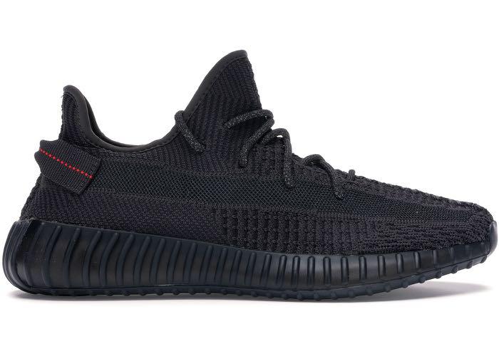 Adidas Yeezy Boost 350 V2 Black (Non Reflective), 男裝, 鞋, 波鞋 【再入荷!】