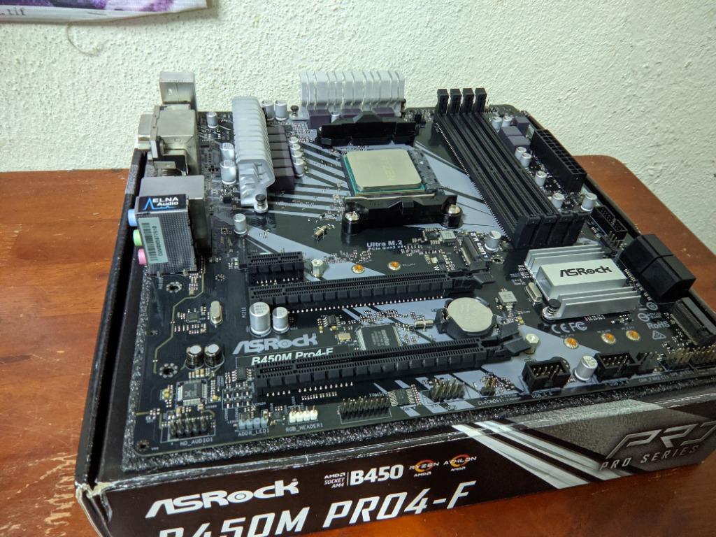 Asrock b450m sales pro4f