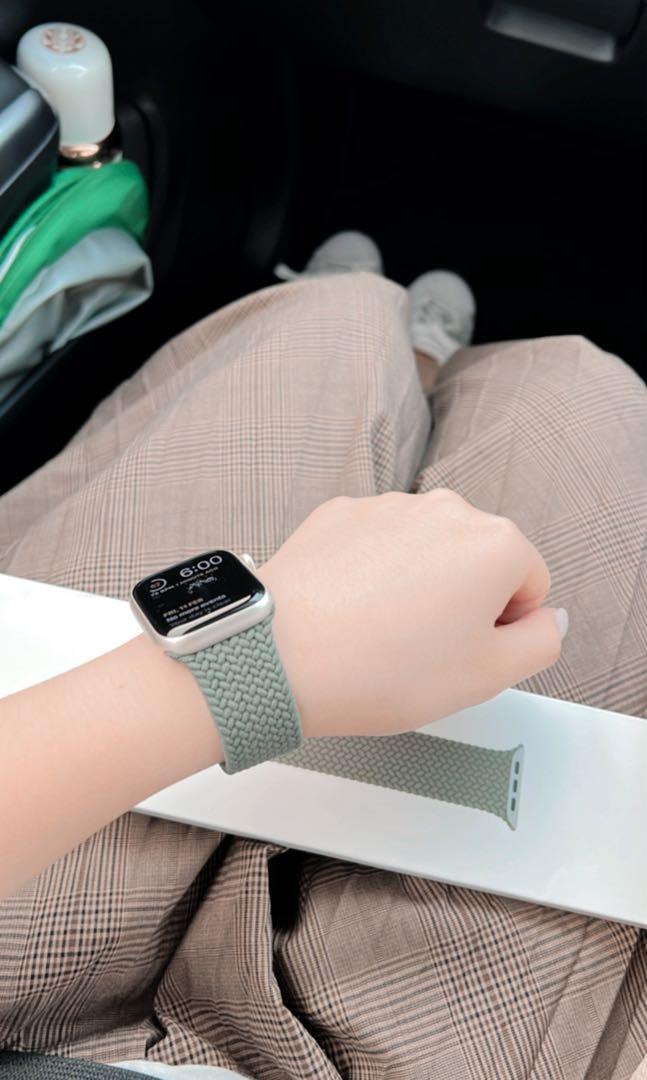 Apple watch braided solo hot sale loop green