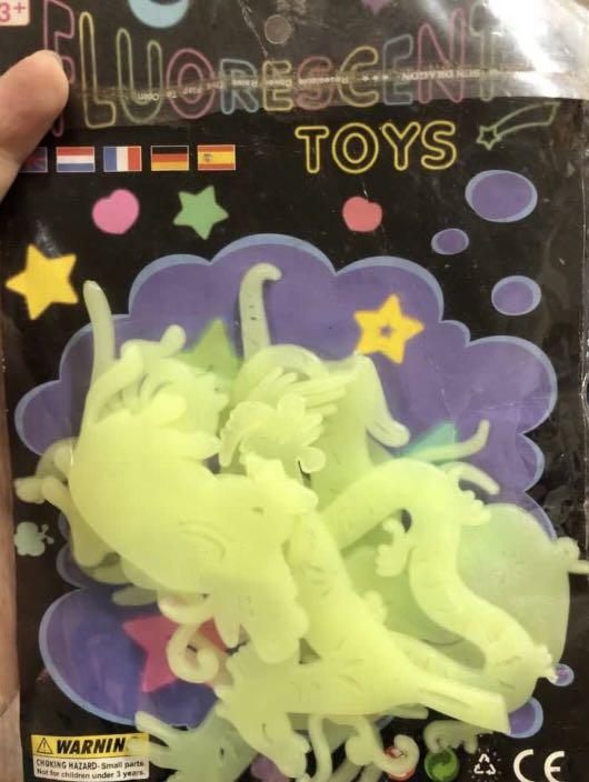 Assorted Fluorescent Glow in the Dark Toy, Hobbies & Toys, Toys & Games