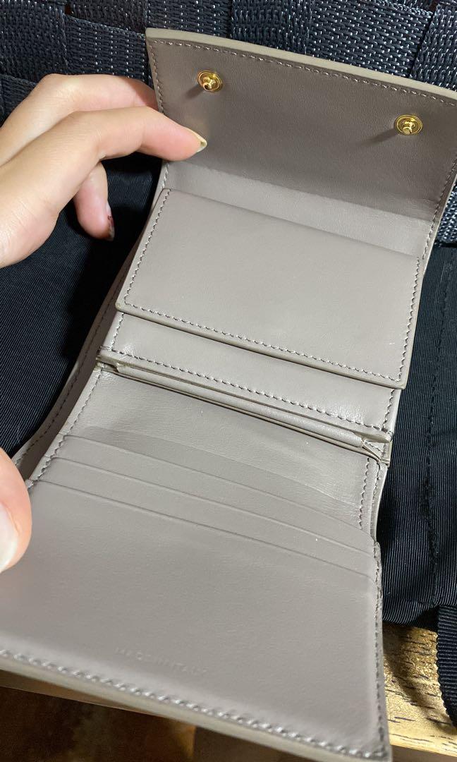 Small trifold wallet in Grained calfskin - CELINE