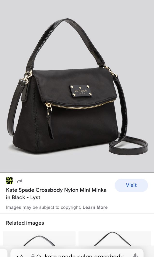 Authentic Kate Spade Nylon Crossbody Bag, Women's Fashion, Bags & Wallets,  Purses & Pouches on Carousell