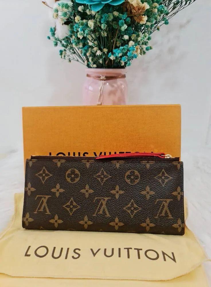 Louis Vuitton Adele Short Monogram Canvas Wallet - The Lux Portal