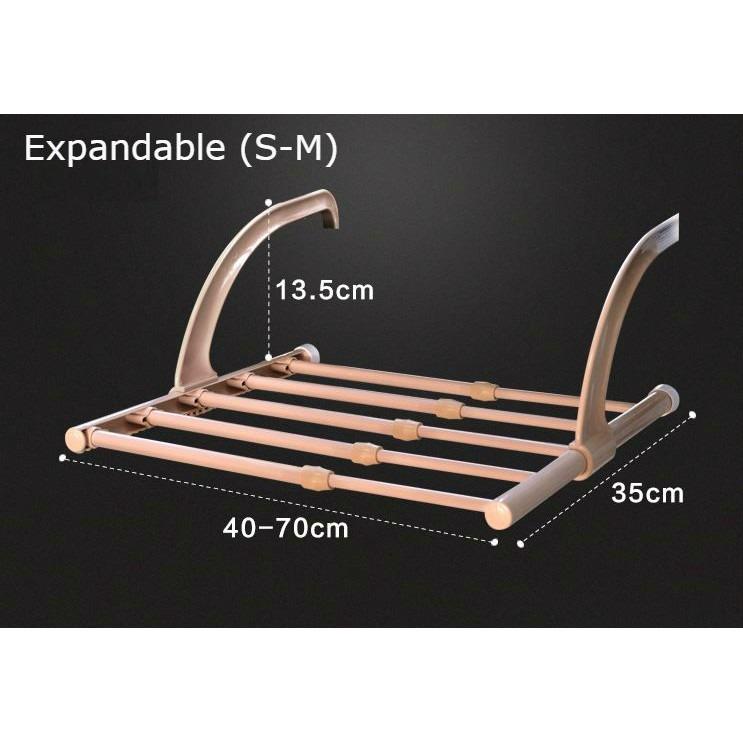 Balcony Cloth Rack Expandable Foldable Clothes Drying Rack Cloth Hanger