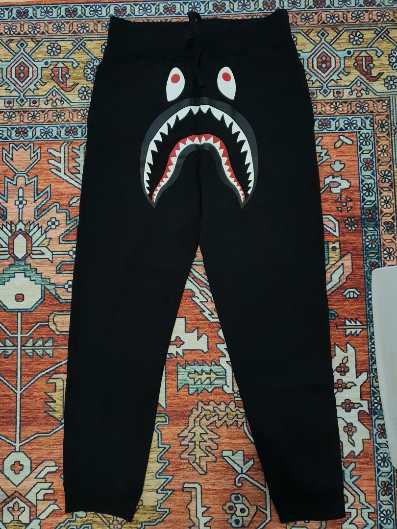 Bape Shark Sweatpants Men s Fashion Bottoms Joggers on Carousell