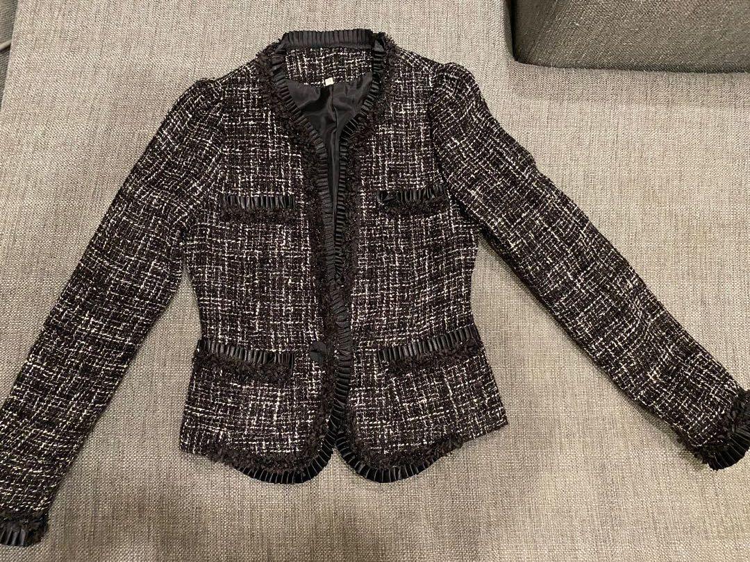 Glitter tweed jacket cheap