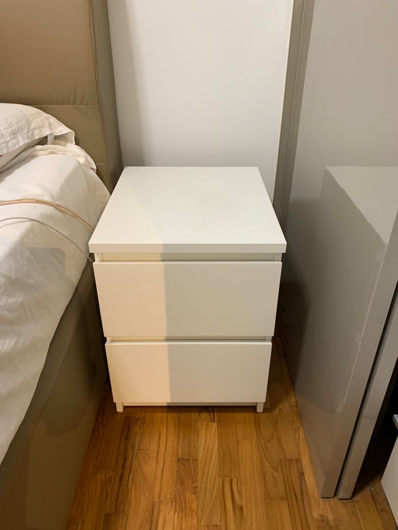 IKEA Malm Bedside Table/ Drawer, Furniture & Home Living, Furniture