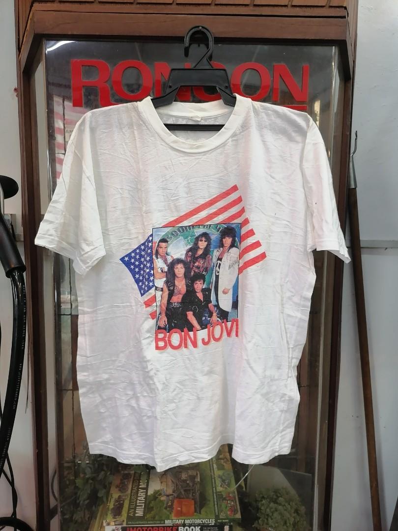 BON JOVI JAPAN TOUR FINAL '90-'91 Tシャツ L BON JOVI JAPAN TOUR FINAL '90-'91 Tシャツ L BON JOVI JAPAN