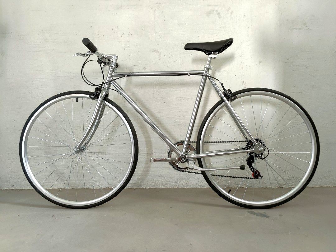 Chrome road bike hot sale