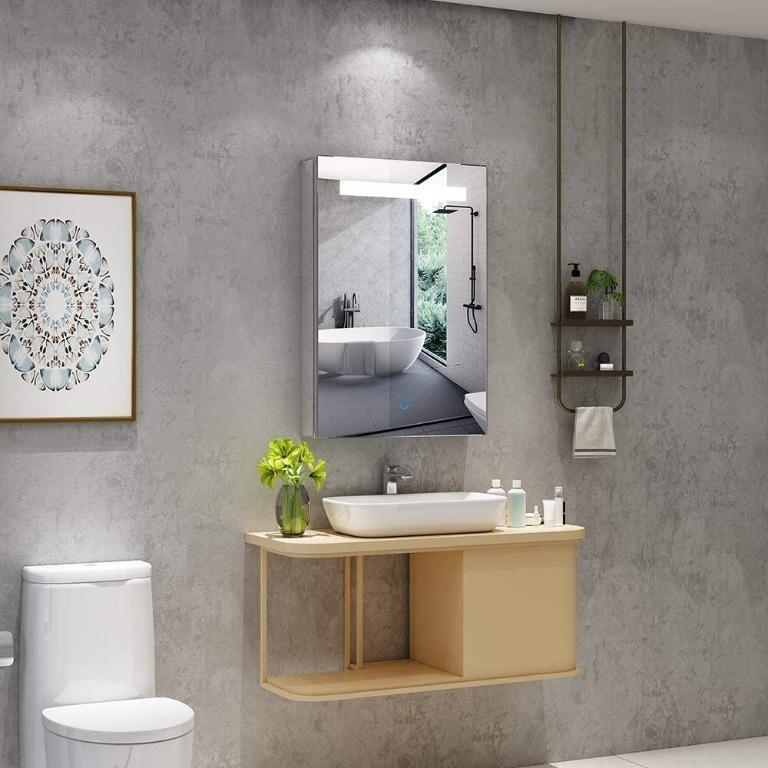 [C6213] Quavikey® LED Illuminated Bathroom Mirror Aluminum