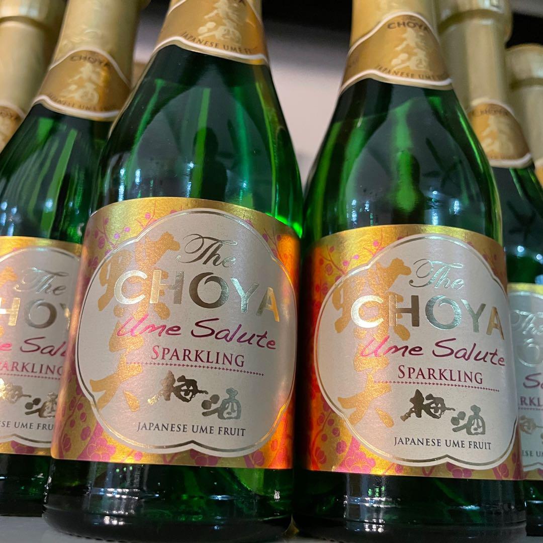 Choya Salute Ume Sparkling Umeshu 200ml, Food & Drinks, Beverages on