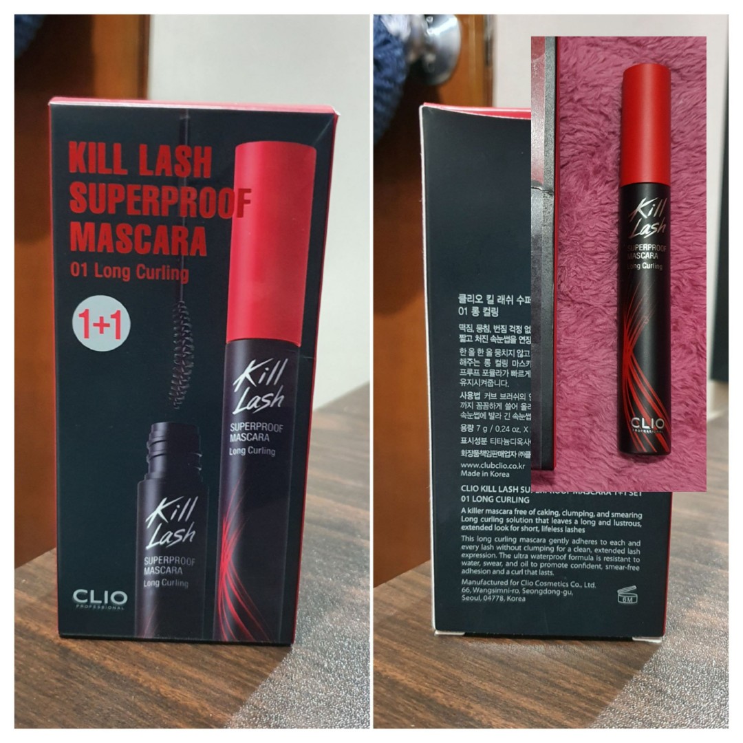 Clio Kill Lash Mascara, Beauty & Personal Care, Face, Makeup on Carousell