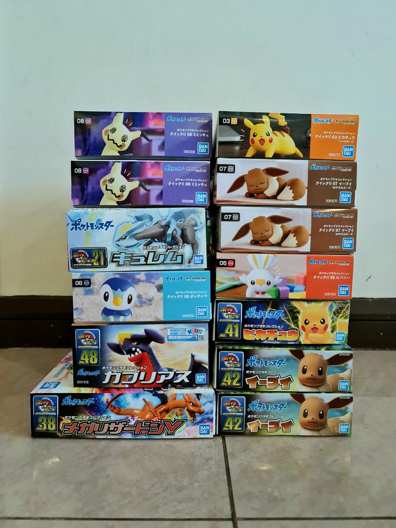 Pokemon Model Kits (Pokepla), Hobbies & Toys, Toys & Games on Carousell
