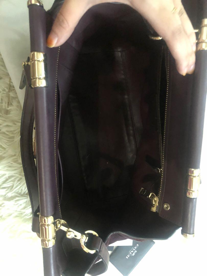 Coach Drifter Carryall In Mixed Leathers
