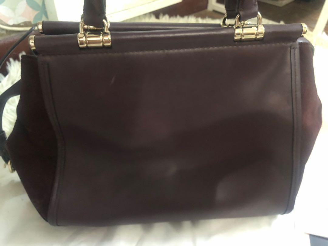 Coach mixed leather drifter carryall cheap