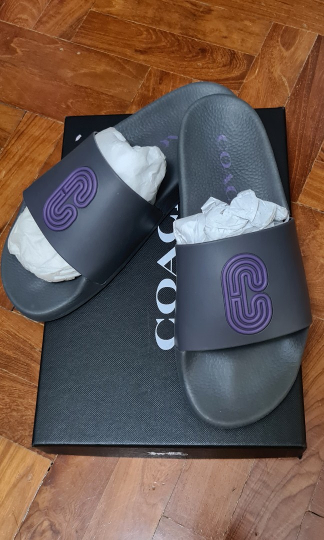 Men's coach slides shop
