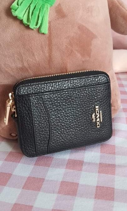 Coach wristlet hot sale card holder